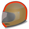 Motorcycle helmet and visor laws
