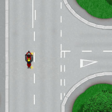 Motorcycle Road Positioning – Motorcycle Test Tips