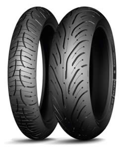 Motorcycle road tyres have good dry and wet weather capability