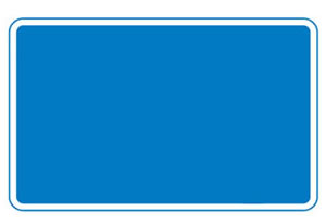 Motorcycle theory test motorway road signs