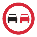 No Overtaking Sign