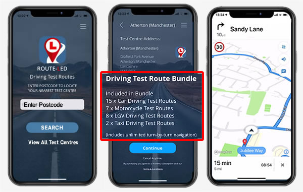 Motorcycle Test Route App